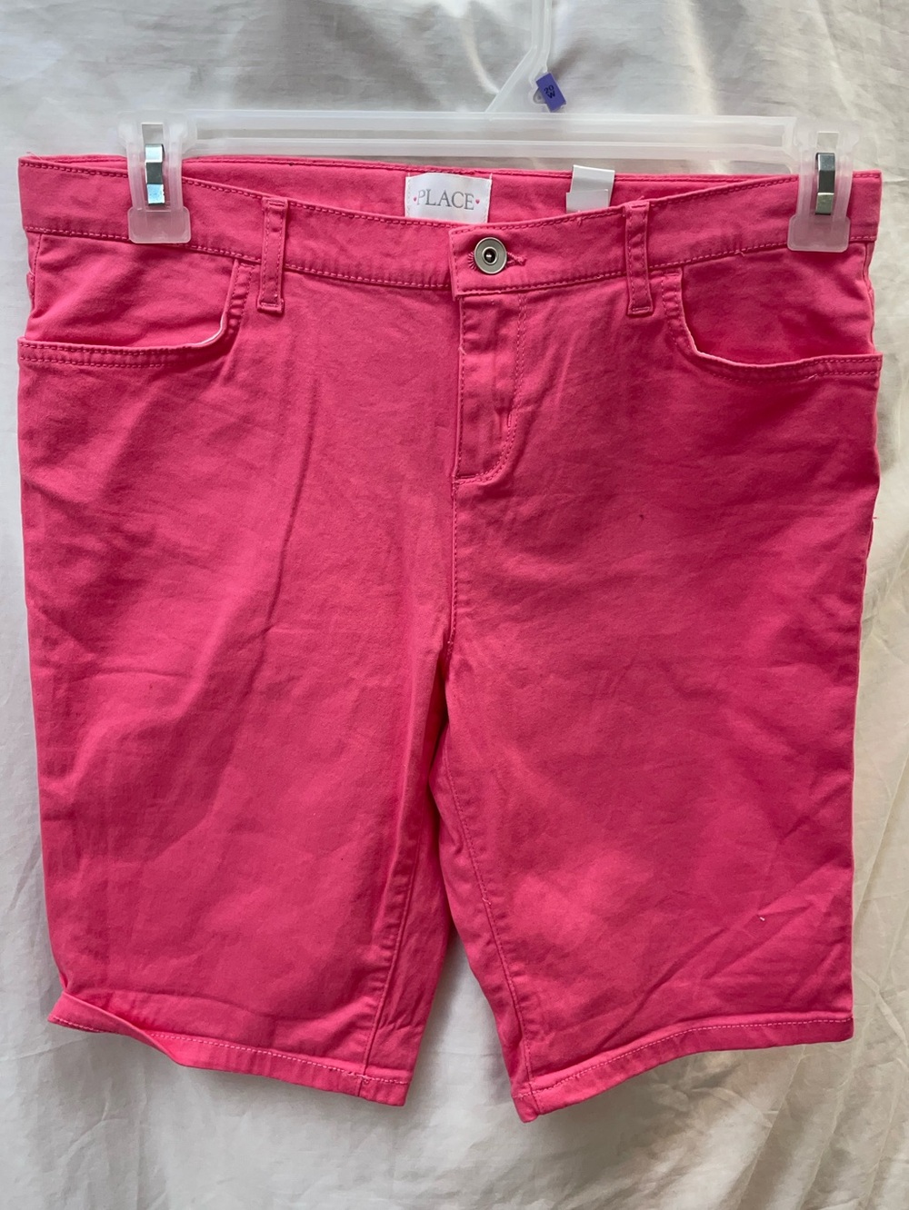 Children Place Bright Pink Girls' Bermuda Shorts sz 14p